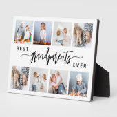 Beste Großeltern je 8 Foto Collage weiß Fotoplatte (Seite)