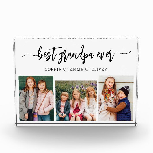 Beste Großkinder FotoCollage Fotoblock (Vorderseite)