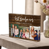 Beste Großkinder Holzfotomaterial Fotoblock