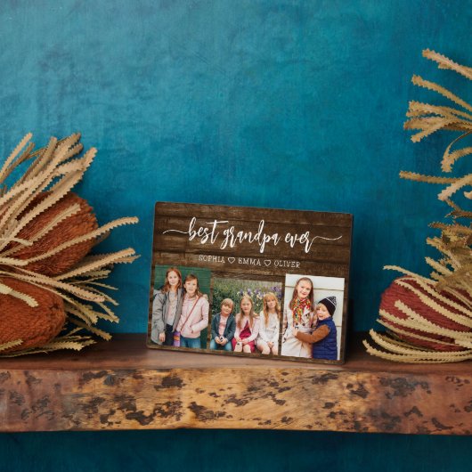 Beste Großkinder Holzfotomaterial Fotoplatte (Seite)