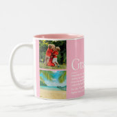 Beste Großmutter Definition 4 FotoCollage Zweifarbige Tasse (Links)