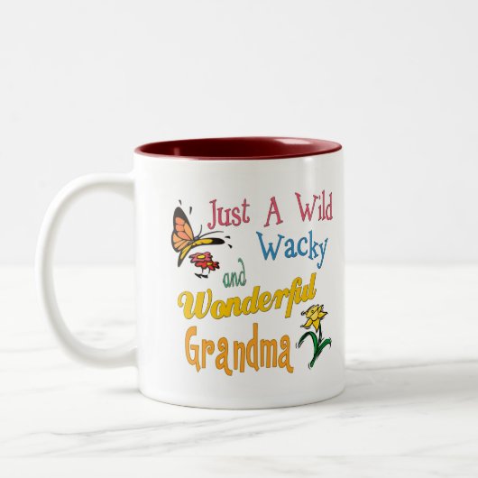 Beste Großmutter-Geschenke Zweifarbige Tasse (Links)