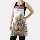 Beste Großmutter je Blume Angel Schürze (InSitu)