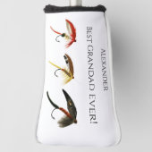 Beste Großmutter je! Fisch Fischerei Fischer Fisch Golf Headcover (Rotieren 90)