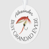 Beste Großmutter je! Fisch Fischerei Fischer Fisch Ornament (Vorderseite)