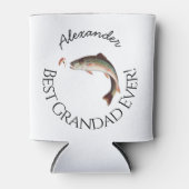 Beste Großmutter je! Fischfang Dosenkühler (Vorderseite)