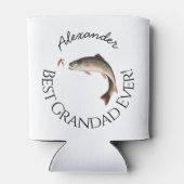 Beste Großmutter je! Fischfang Dosenkühler (Rückseite)