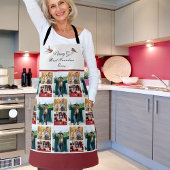 Beste Großmutter je Foto Collage Weißes Skript Schürze