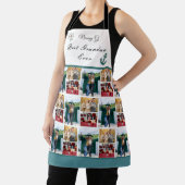 Beste Großmutter je Foto Collage Weißes Skript Schürze (InSitu)