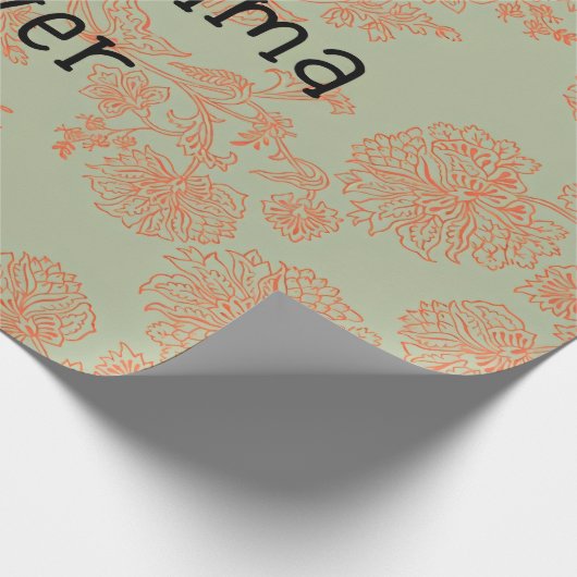 Beste Großmutter je Geschenkpapier (Ecke)