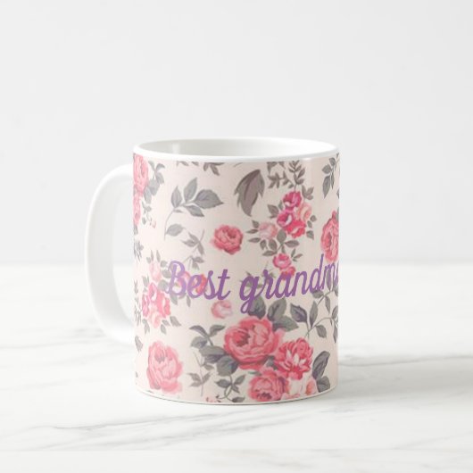 Beste Großmutter je Kaffeetasse (Vorderseite Links)