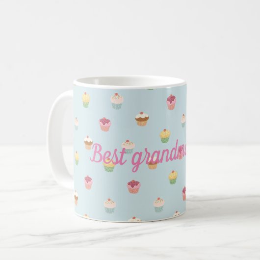 Beste Großmutter je Kaffeetasse (Vorderseite Links)