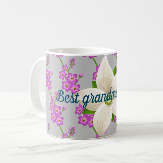 Beste Großmutter je Kaffeetasse (Vorderseite Links)