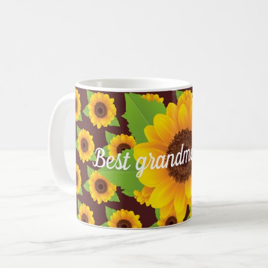 Beste Großmutter je Kaffeetasse (Vorderseite Links)