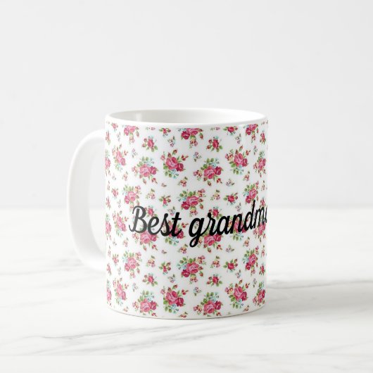Beste Großmutter je Kaffeetasse (Vorderseite Links)