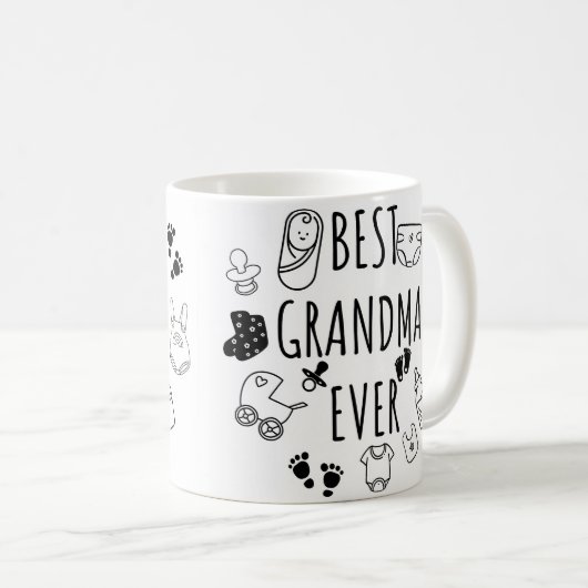 Beste Großmutter je Kaffeetasse (VorderseiteRechts)