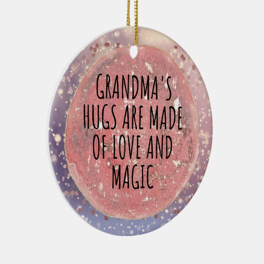 Beste Großmutter je Keramik Ornament (Rechts)