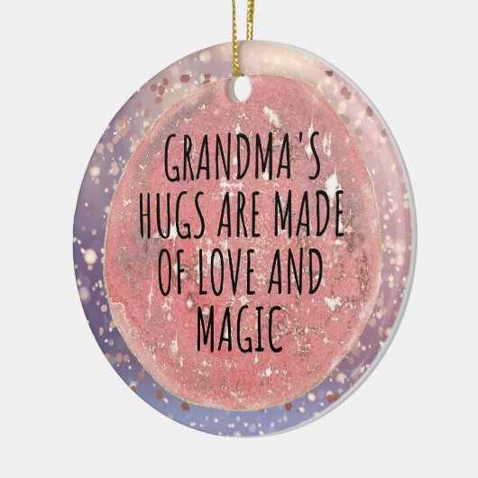 Beste Großmutter je Keramik Ornament (Links)