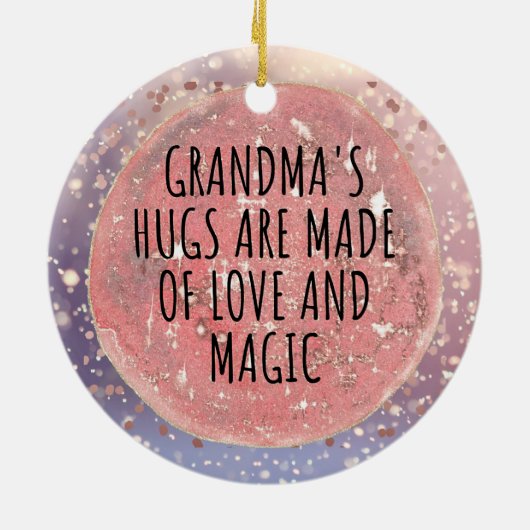 Beste Großmutter je Keramik Ornament (Hinten)
