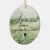 Beste Großmutter je Keramik Ornament (Rechts)