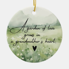 Beste Großmutter je Keramik Ornament