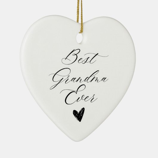 Beste Großmutter je Keramik Ornament (Rechts)