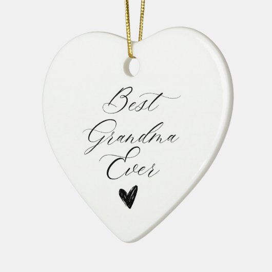 Beste Großmutter je Keramik Ornament (Links)