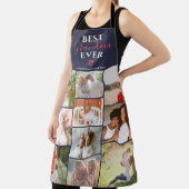 Beste Großmutter je marineblau 10 Foto Collage Gri Schürze (InSitu)