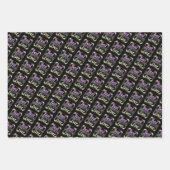 Beste Großmutter je - Rosa Blüte Geschenkpapier Set (Vorderseite 3)