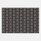 Beste Großmutter je - Rosa Blüte Geschenkpapier Set (Vorderseite 2)