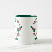 Beste Großmutter-Tasse der Welt Zweifarbige Tasse (Mittel)