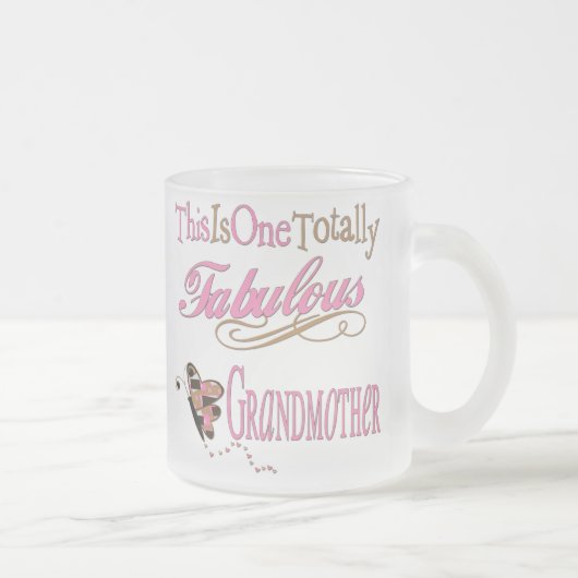 Beste Großmutter überhaupt Mattglastasse (Rechts)
