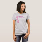 Beste GROSSMUTTER überhaupt mit rosa Zebra-Herzen T-Shirt (Vorne ganz)