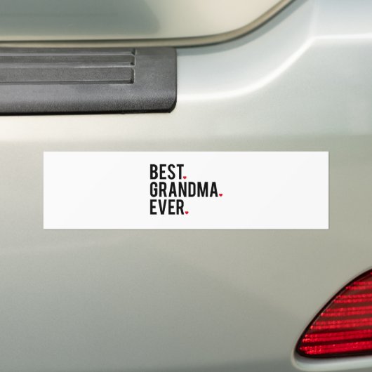 beste Großmutter überhaupt, Wortkunst, Textentwurf Autoaufkleber (Auf Auto)
