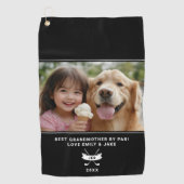 Beste Großmutter von Par Funny Funny Gedecktes Fot Golfhandtuch (Vorderseite)