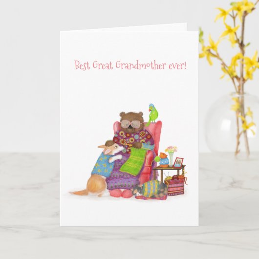 Beste Großmutterkarte aller Zeiten mit niedlichem Karte (Gelbe Blume)