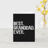 Beste Großvater je Familie Cool Großvater Karte (Gelbe Blume)