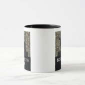 Beste Großvater-überhaupt Rotwild-Jagd-Camouflage Tasse (Zentrum)