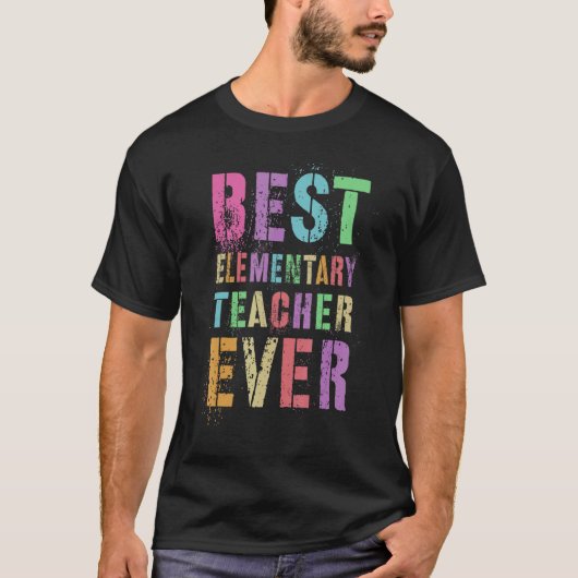 Beste Grundschullehrerin Unterrichtsstufe K 5 T-Shirt (Vorderseite)