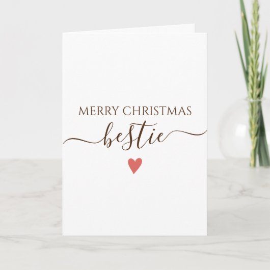 Beste Grüße Weihnachtskarte Karte (Vorderseite)