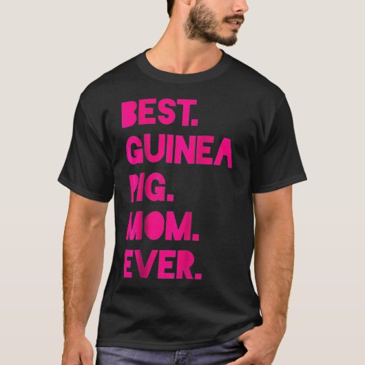 Beste Guinea Schweinefleisch Mama Damen Pet Lover  T-Shirt (Vorderseite)