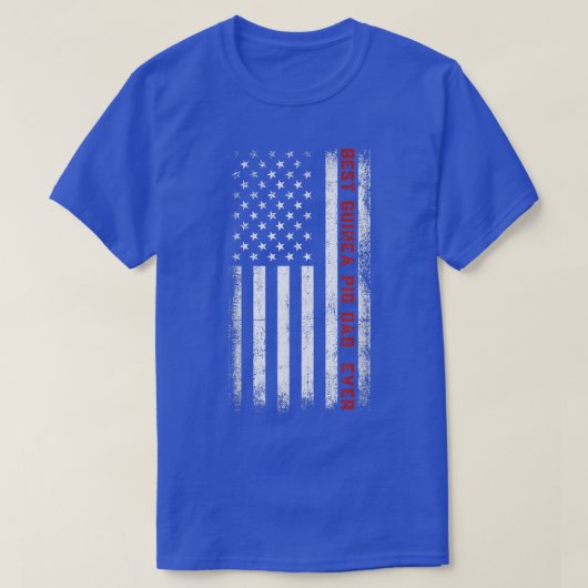 Beste Guinea Schweinefleisch Vater je amerikanisch T-Shirt (Design vorne)
