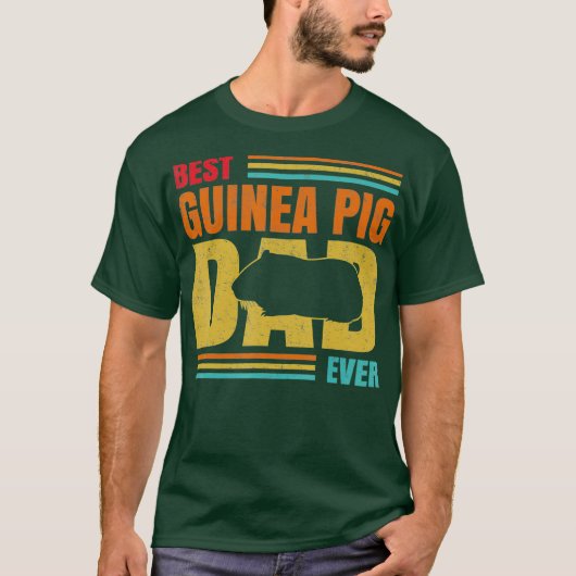 Beste Guinea Schweinefleisch Vater je Guinea Schwe T-Shirt (Vorderseite)