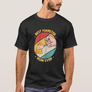 Beste Hamster-Mama je Mutter Tierstation Pocke T-Shirt