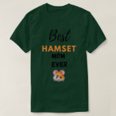 Beste Hamster-Mutter je T-Shirt (Design vorne)