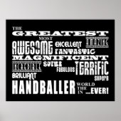 Beste Handballspieler: Bester Handballer Poster (Vorne)