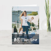 Beste Handbeschriftungs-der Mutter der Mama-| Karte (Vorderseite)