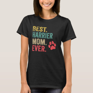 Beste Harrier-Mama je Vintager Frauenhund T-Shirt
