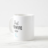 Beste Hebamme je Kaffeetasse (Vorderseite Links)