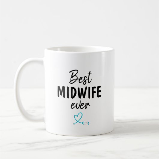 Beste Hebamme je Kaffeetasse (Links)